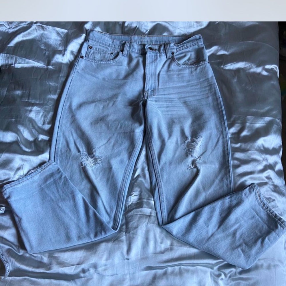 Levi’s 505 light wash vintage jeans - Picture 3 of 4